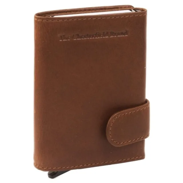 Chesterfield Pasjeshouder cognac, Effen