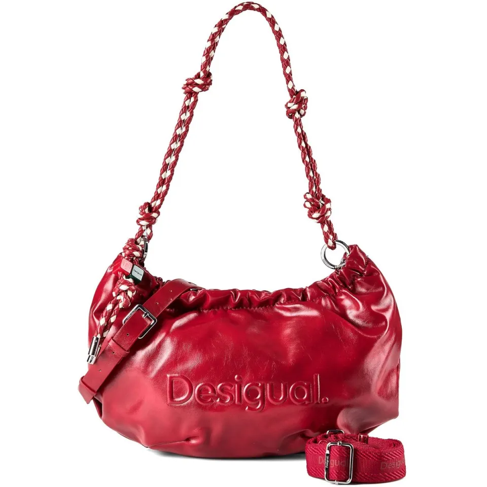 Desigual Half Logo Waverly schoudertas rood, foto 2