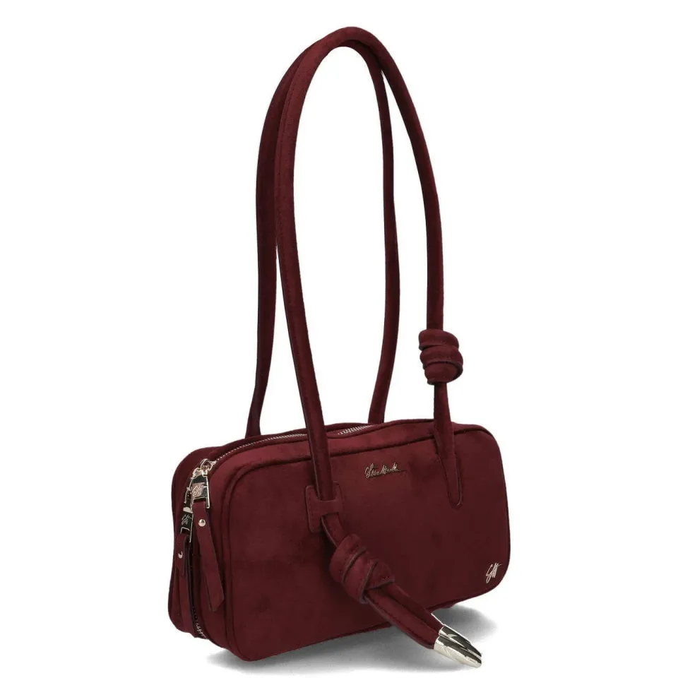 Steve Madden Brooted schoudertas bordeaux, foto 3