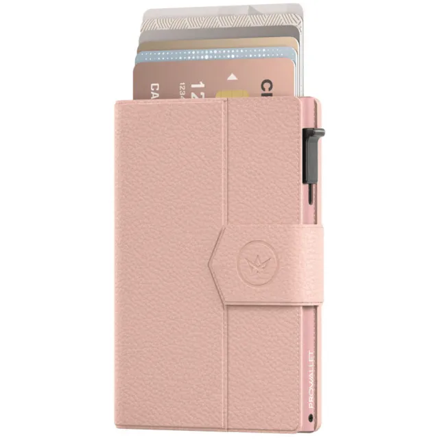 Portemonnee Prowallet Pasjeshouder Plus Pebble Roze