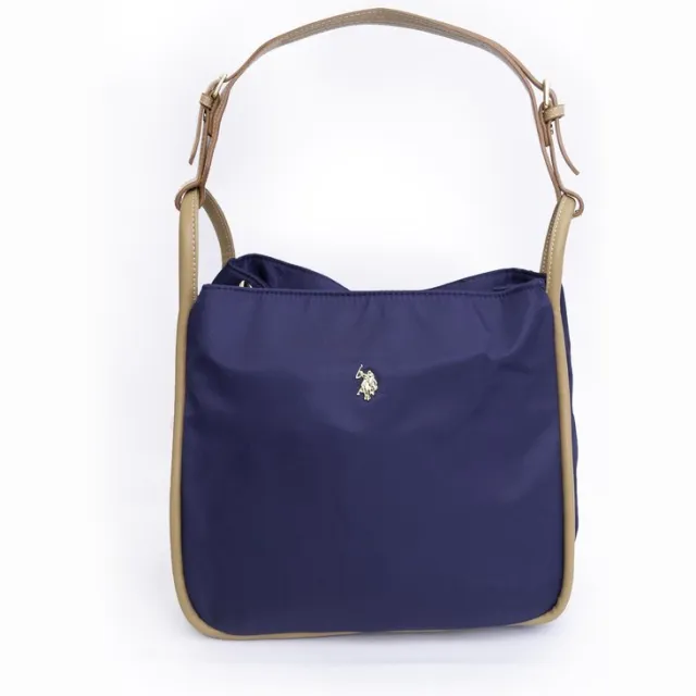 US Polo Assn. Houston Schoudertas Dames Blauw / Beige
