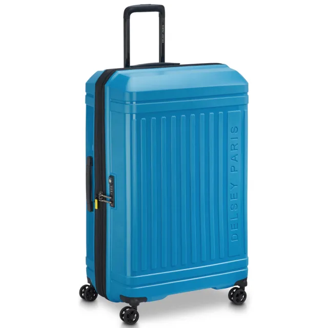 Delsey Lutece Spinner 81 Expandable koffer blauw