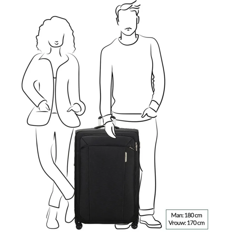Samsonite Respark Spinner 82 koffer zwart, foto 3