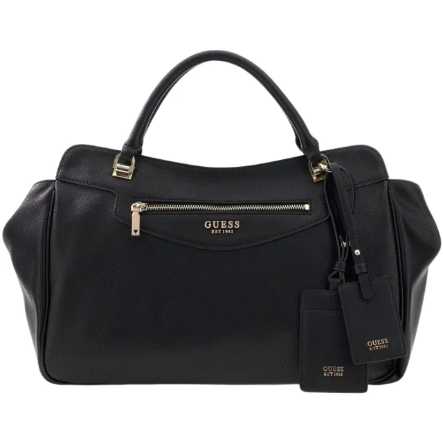 Guess Antonia Satchel handtas zwart, foto 3