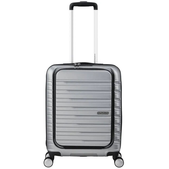 American Tourister Flashline Frontloader koffer zilverkleurig