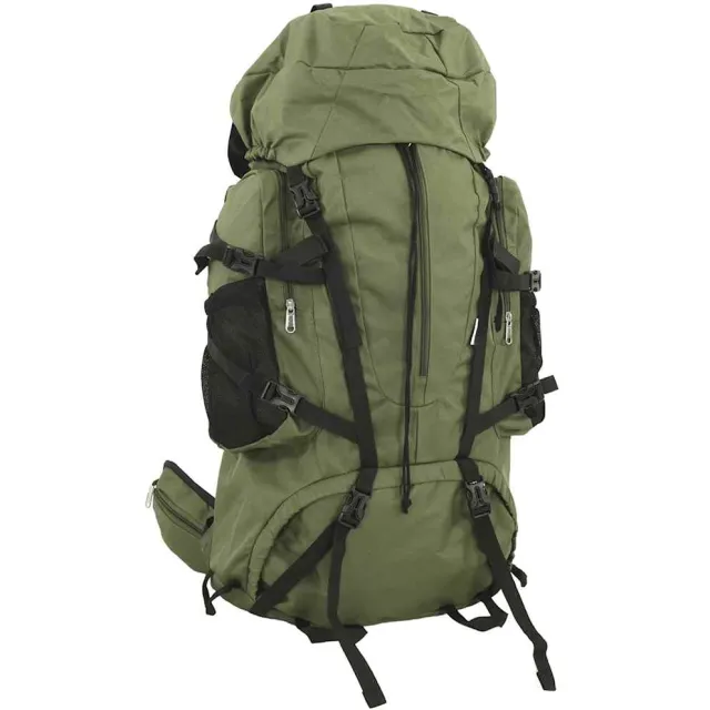 vidaXL Wandelrugzak 60 L oxford stof legergroen
