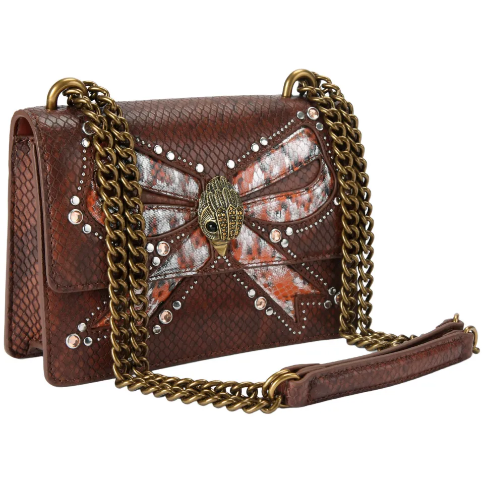Kurt Geiger Shoreditch crossbody tas donkerbruin, foto 2