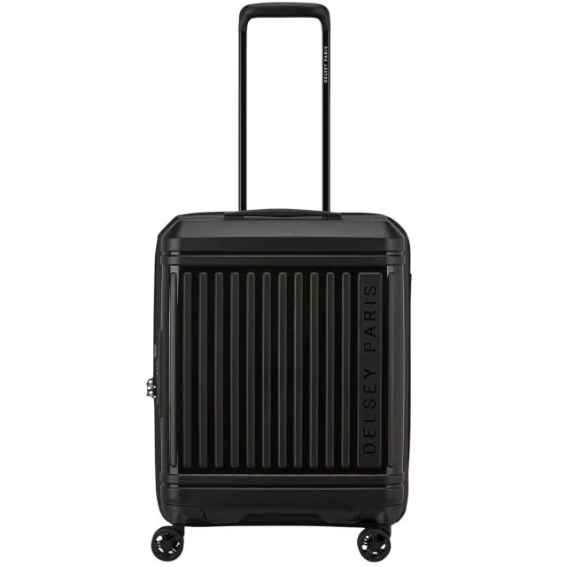 Delsey trolley Lutece 55/40 cm. Expandable zwart