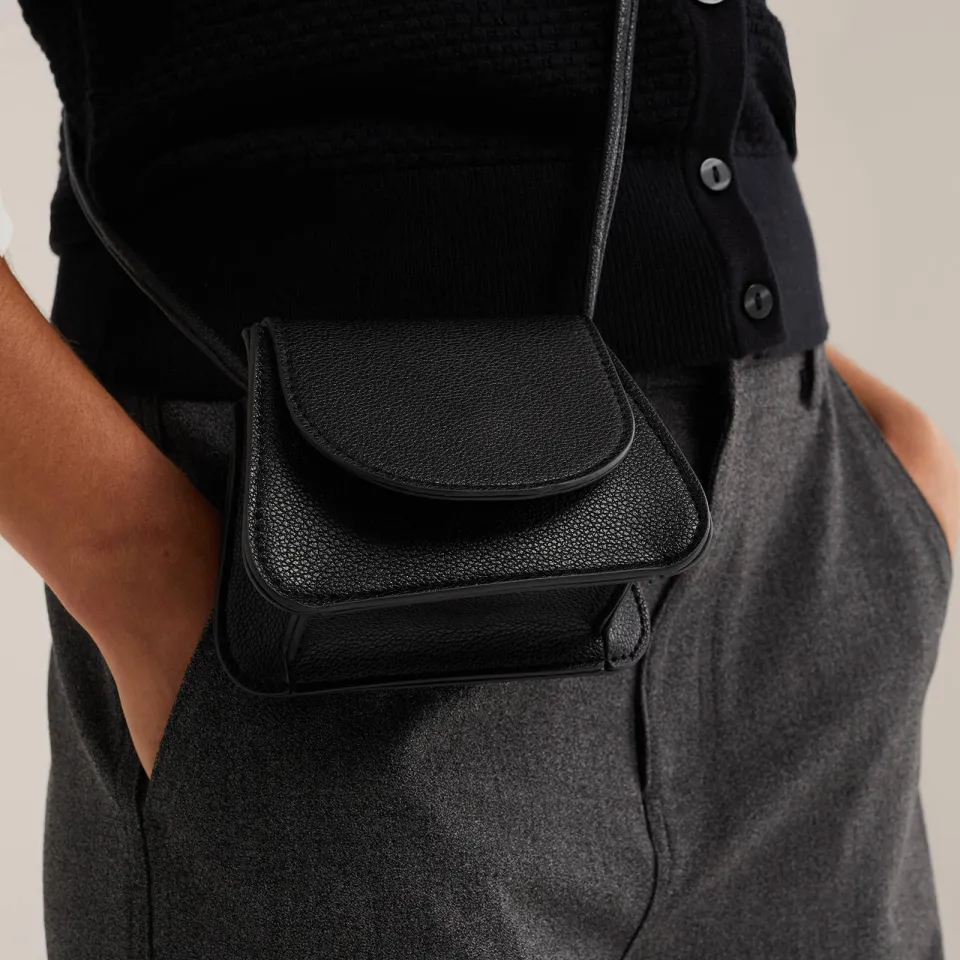 WE Fashion crossbody tas zwart, foto 2