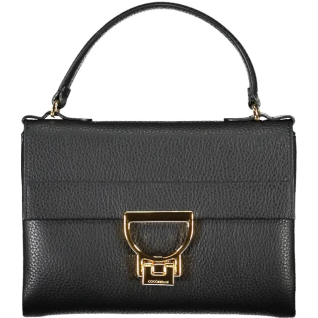 Coccinelle Dames Zwarte Leren Handtas Noir