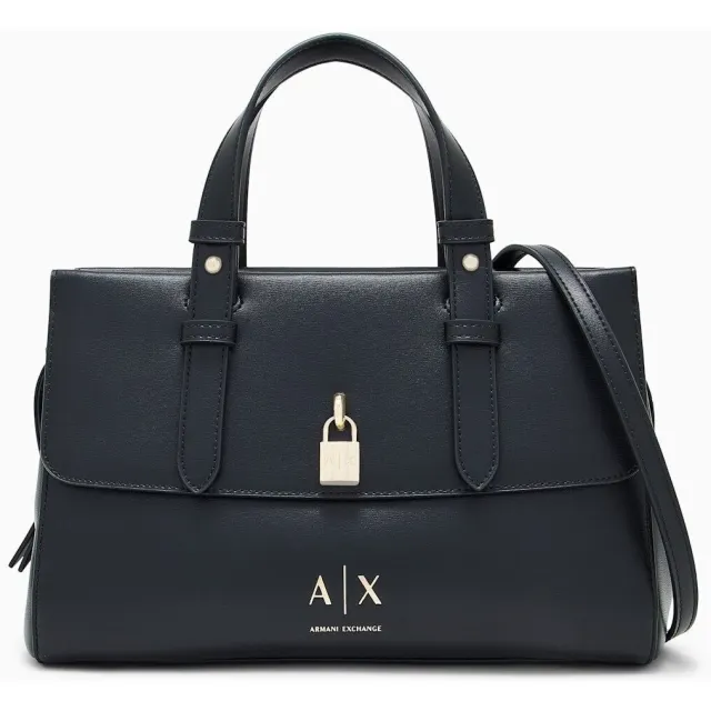 Armani Exchange handtas donkerblauw Zwart