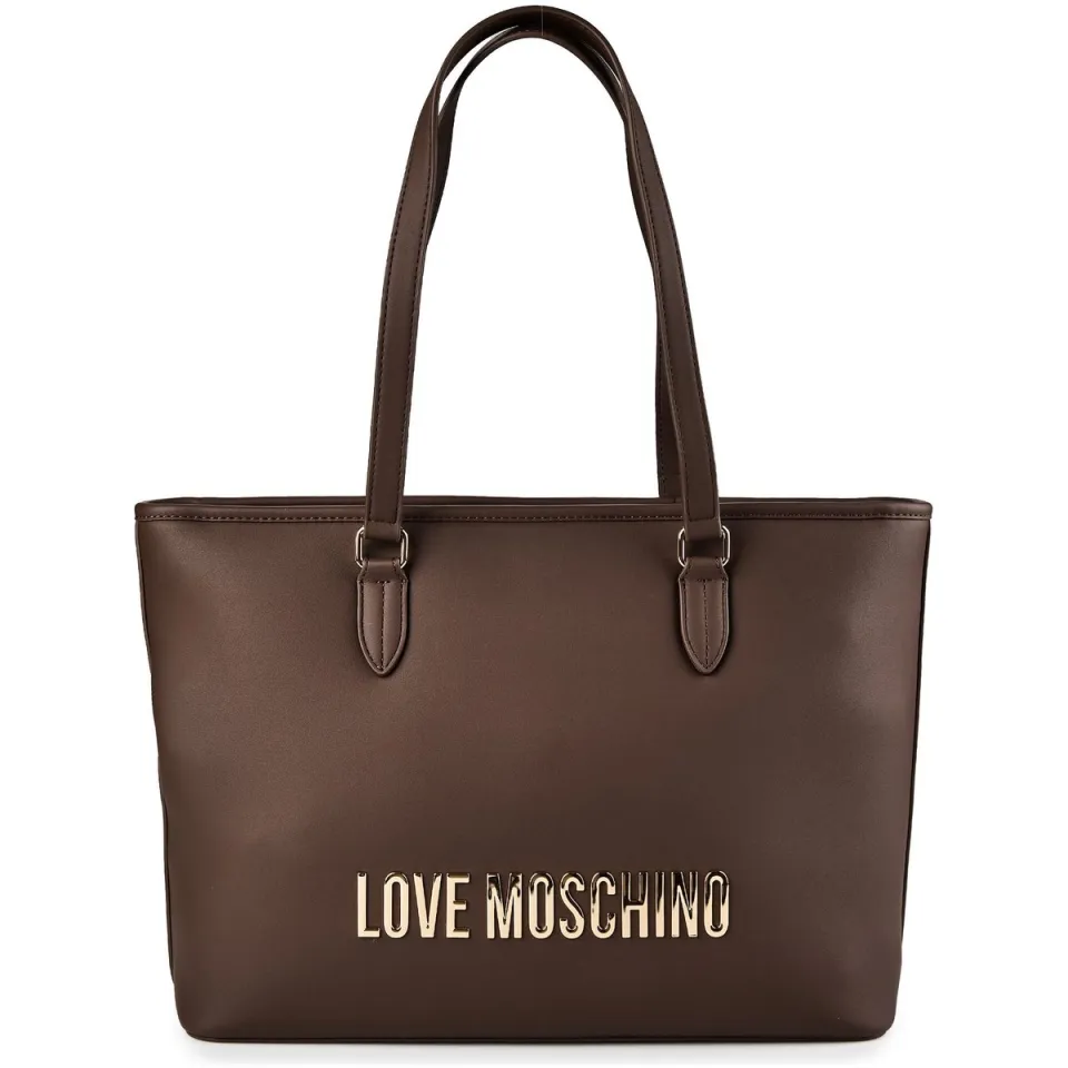 Love Moschino Bruine Polyethyleen Handtas, foto 2