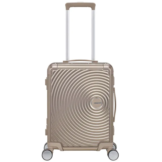 American Tourister aluminium spinner koffer champagne