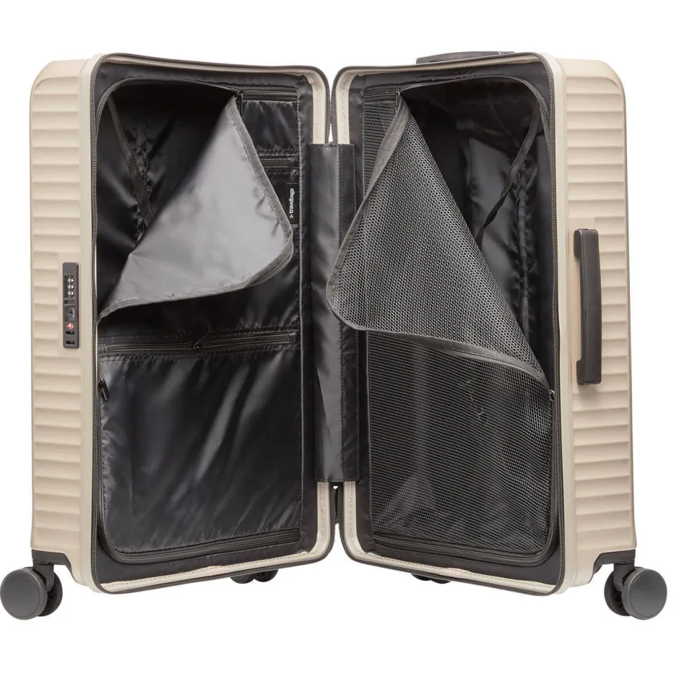 Travelbags The Eclipse trolleykoffer champagne, foto 2