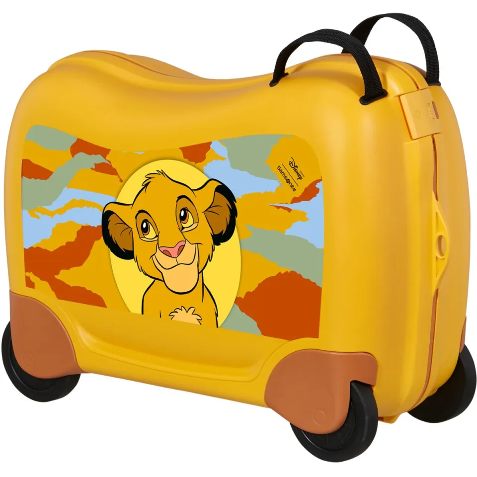 Samsonite Dream2Go Disney Ride-on Simba kinderkoffer geel