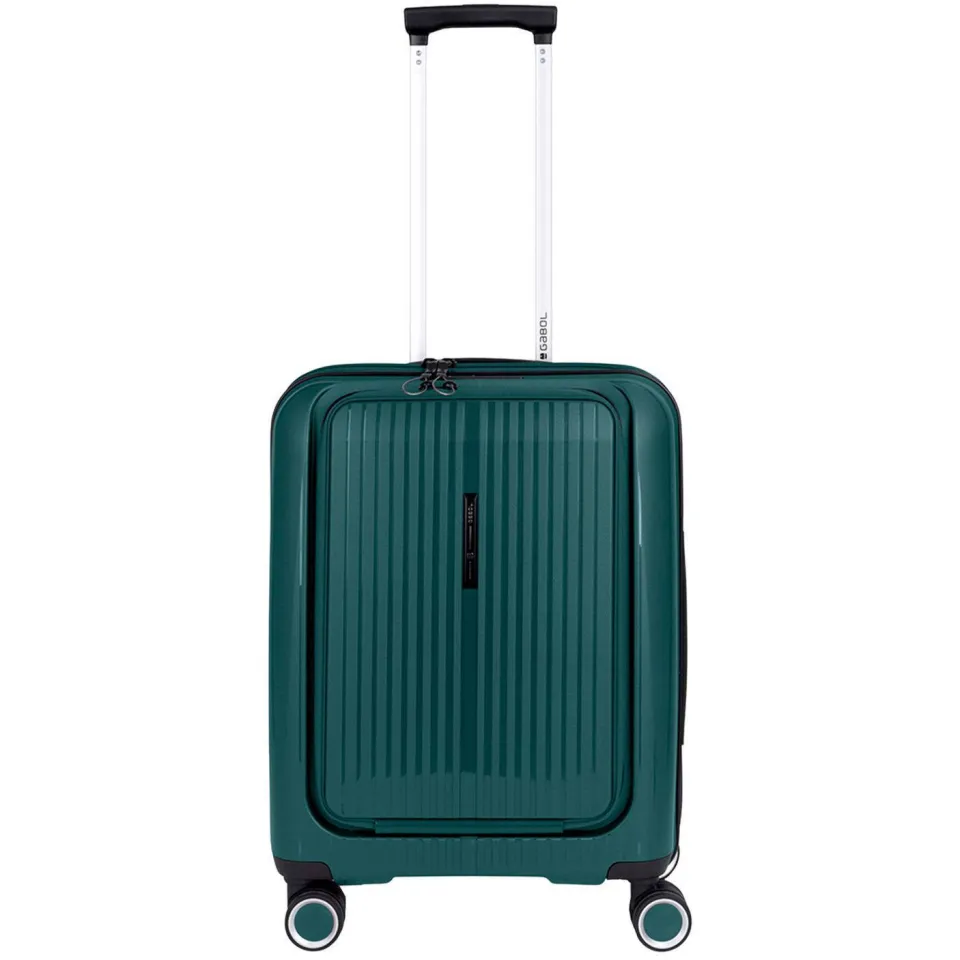 Gabol Brooklyn handbagage spinner 55 cm donkergroen