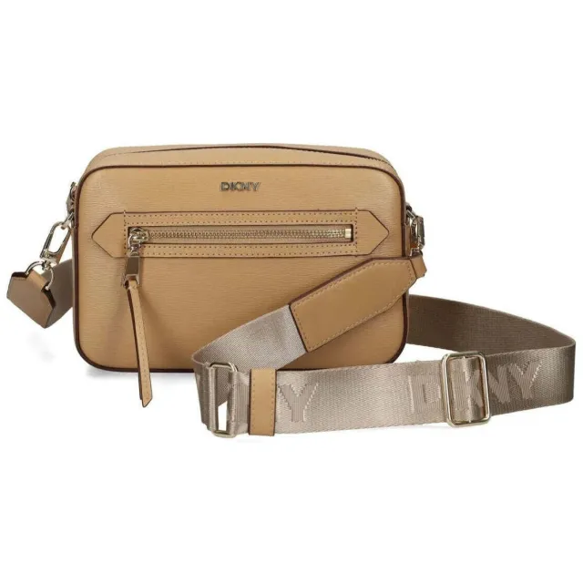 Dkny Bryant schoudertas lichtbruin