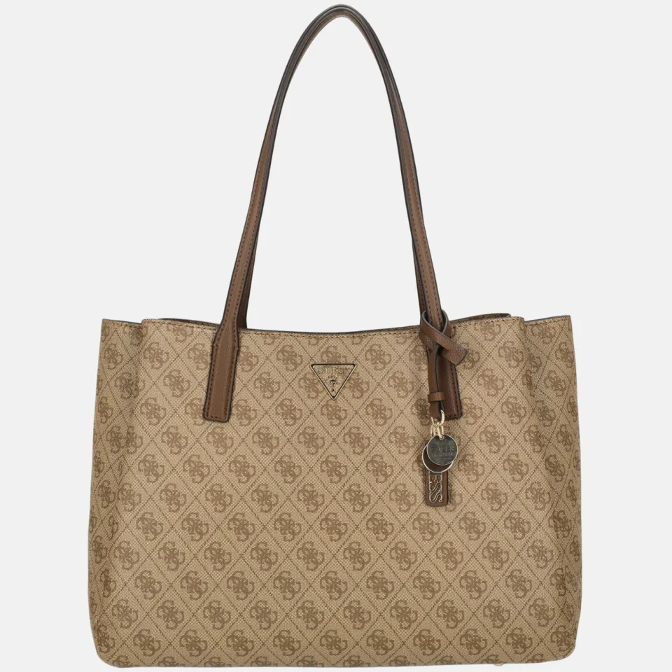Guess Noelle II Tech Tote - Shopper 40 cm (latte logo/brown), foto 2