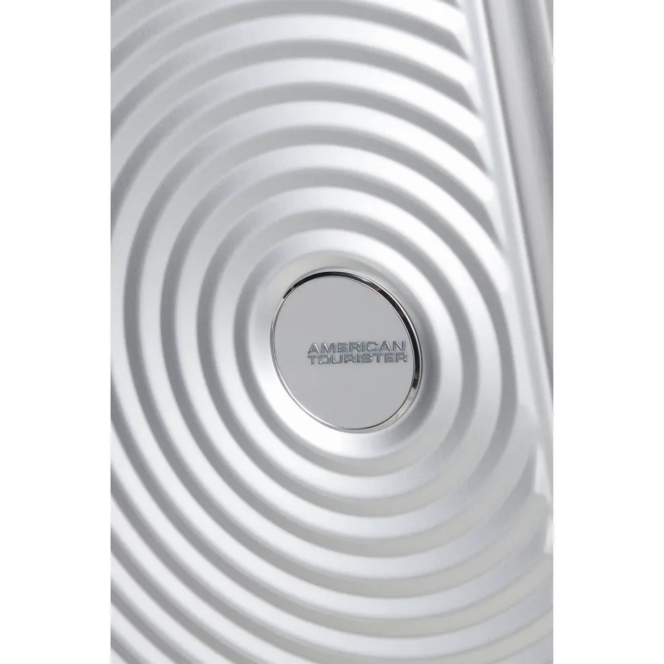 American Tourister Soundbox Alu Spinner 55 zilverkleurig, foto 5