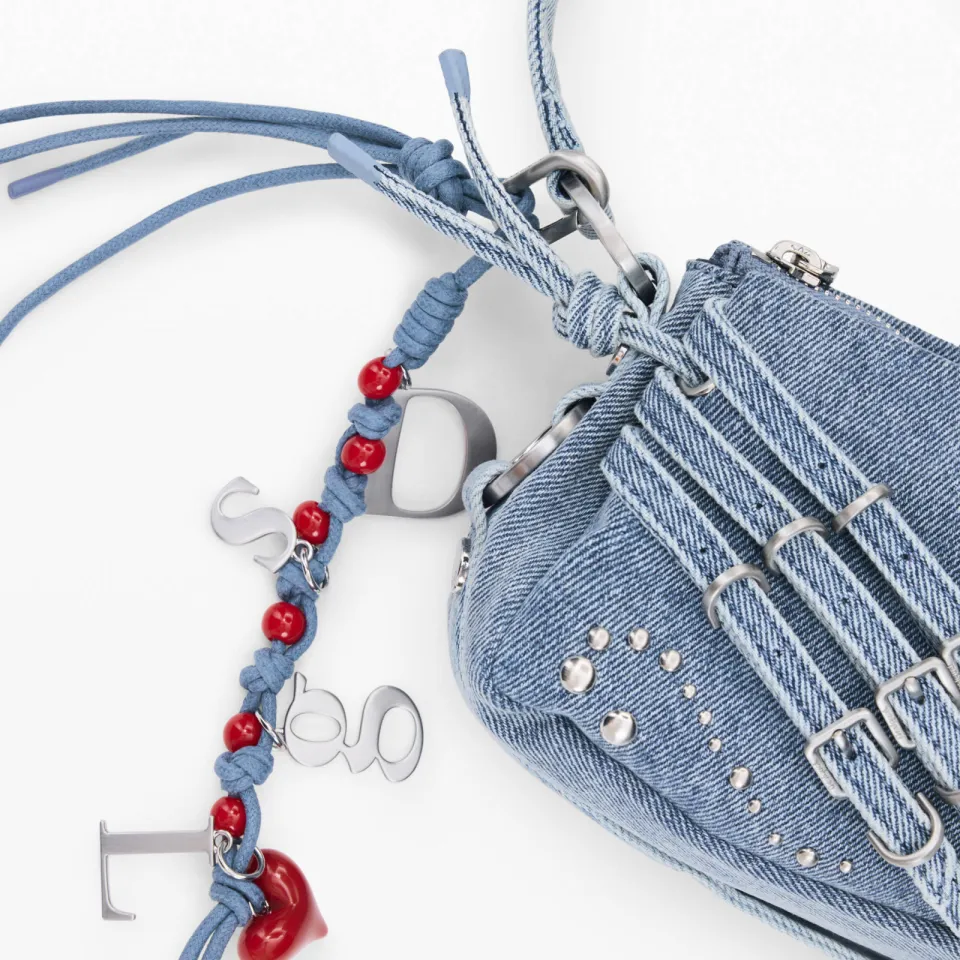 Desigual Break Benin denim schoudertas blauw, foto 6
