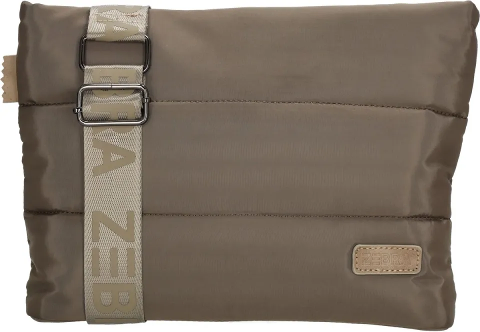 Zebra Trends gewatteerde crossbody tas Elske taupe