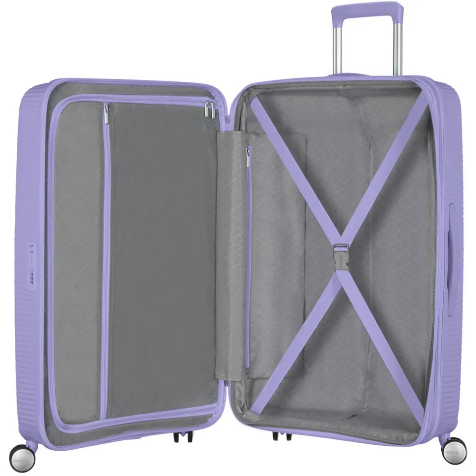American Tourister Soundbox Spinner 67 koffer lila, foto 7