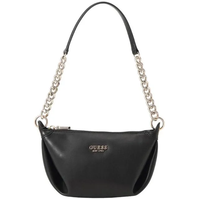 Guess Schoudertas Guess Eco Evaine Top Zip Zwart