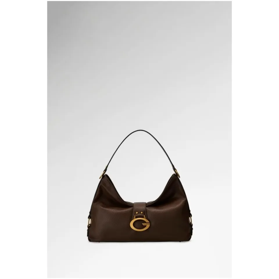 Tas Guess CAMDEN LARGE SHOULDER BAG HWBB93 08020 bruin, foto 3