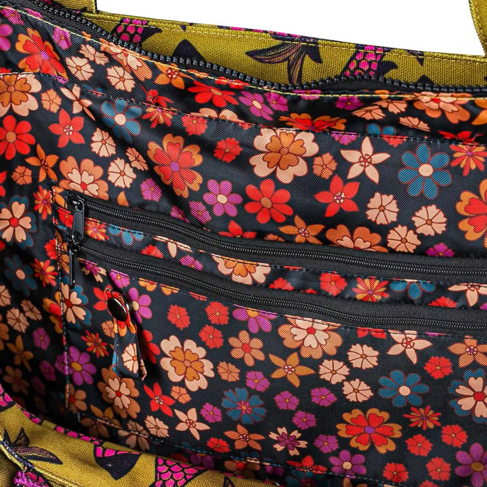 Little Legends Fish Indian shopper groen roze, foto 4
