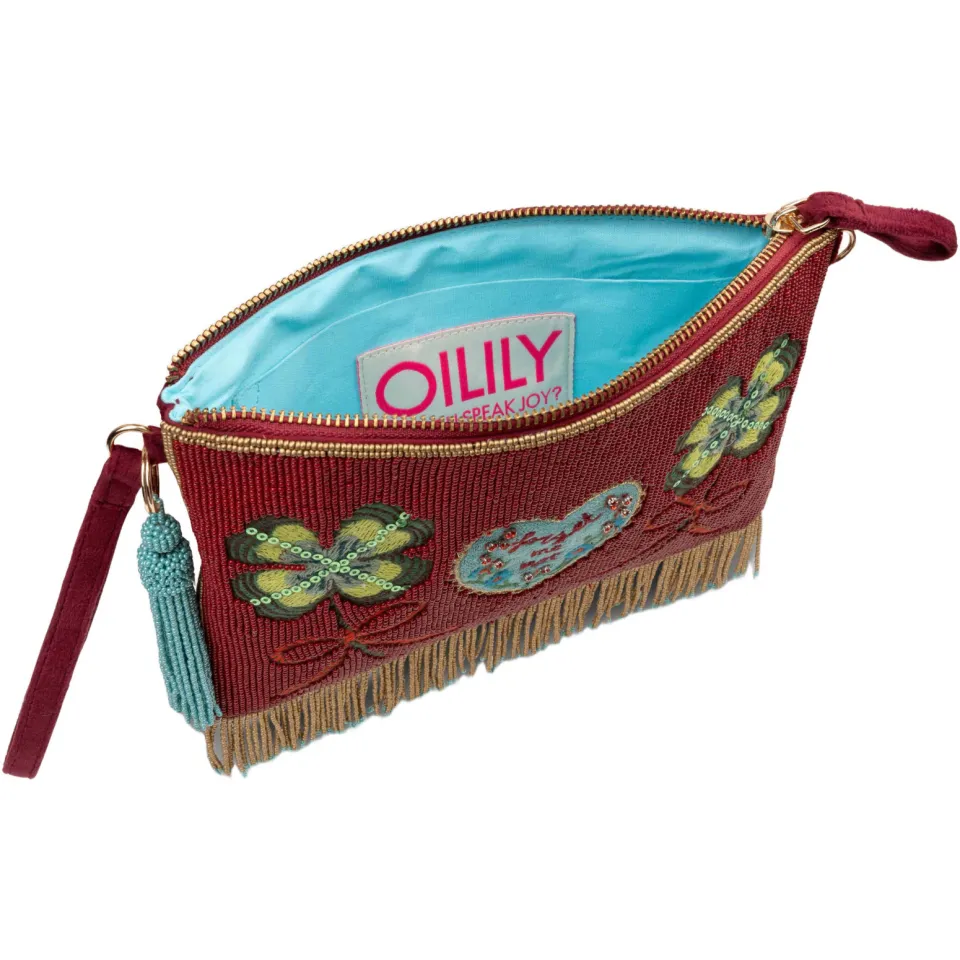 Oilily Forget Me Not crossbody tas rood, foto 4