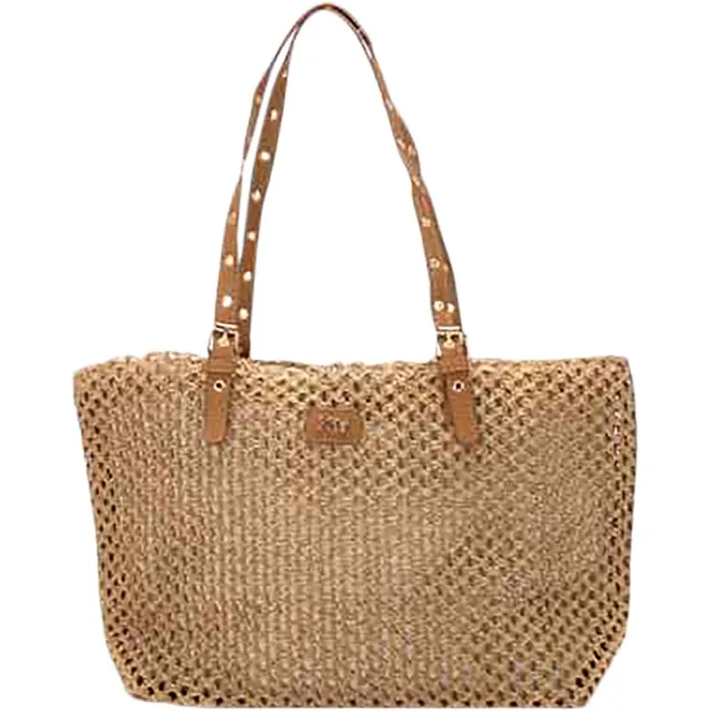 Xti rafia handtas beige Bruin