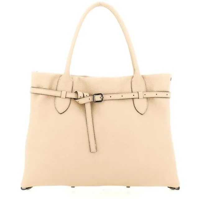 Gabs Elif leren schoudertas beige