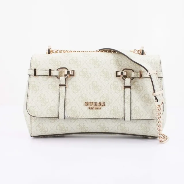 Guess Leona Logo schoudertas groen