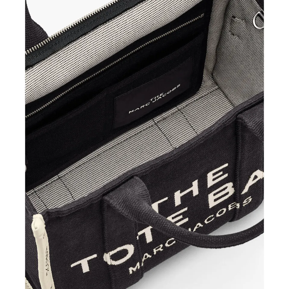 Marc Jacobs The Jacquard Medium Tote shopper zwart, foto 6