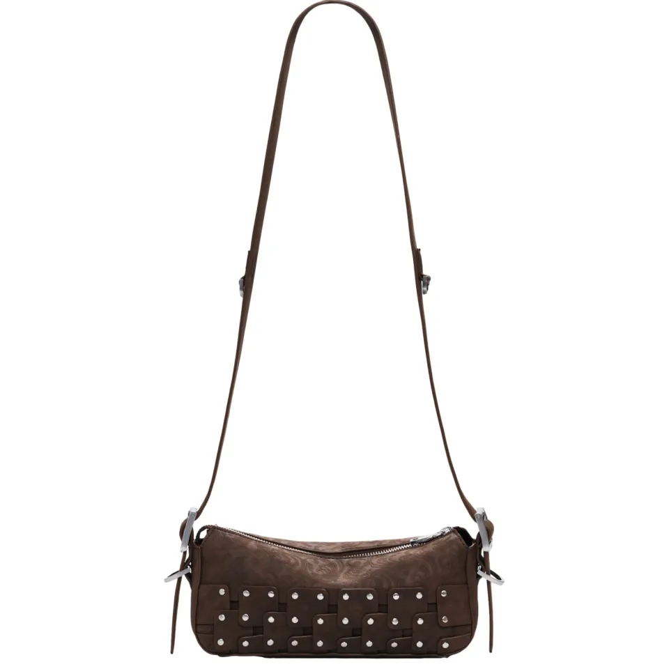 Desigual New Patch 1 crossbody schoudertas donkerbruin Chocolate
