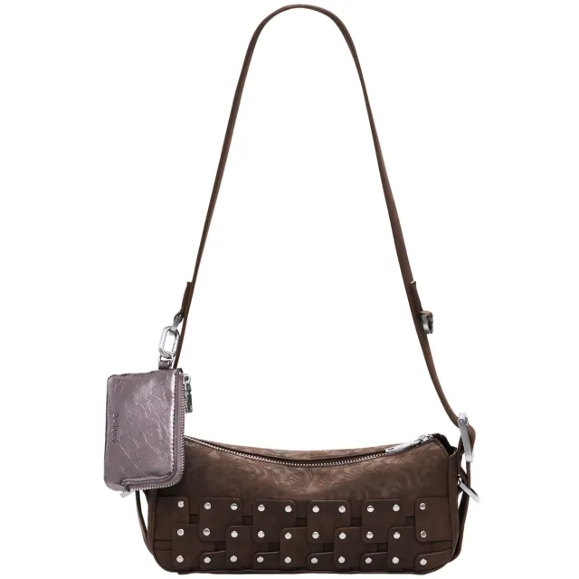Desigual New Patch 1 crossbody schoudertas donkerbruin chocolate, foto 2