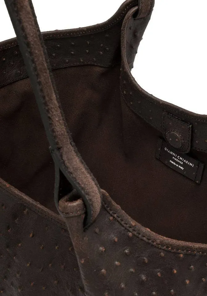 Gianni Chiarini Dua shopper bruin, foto 4