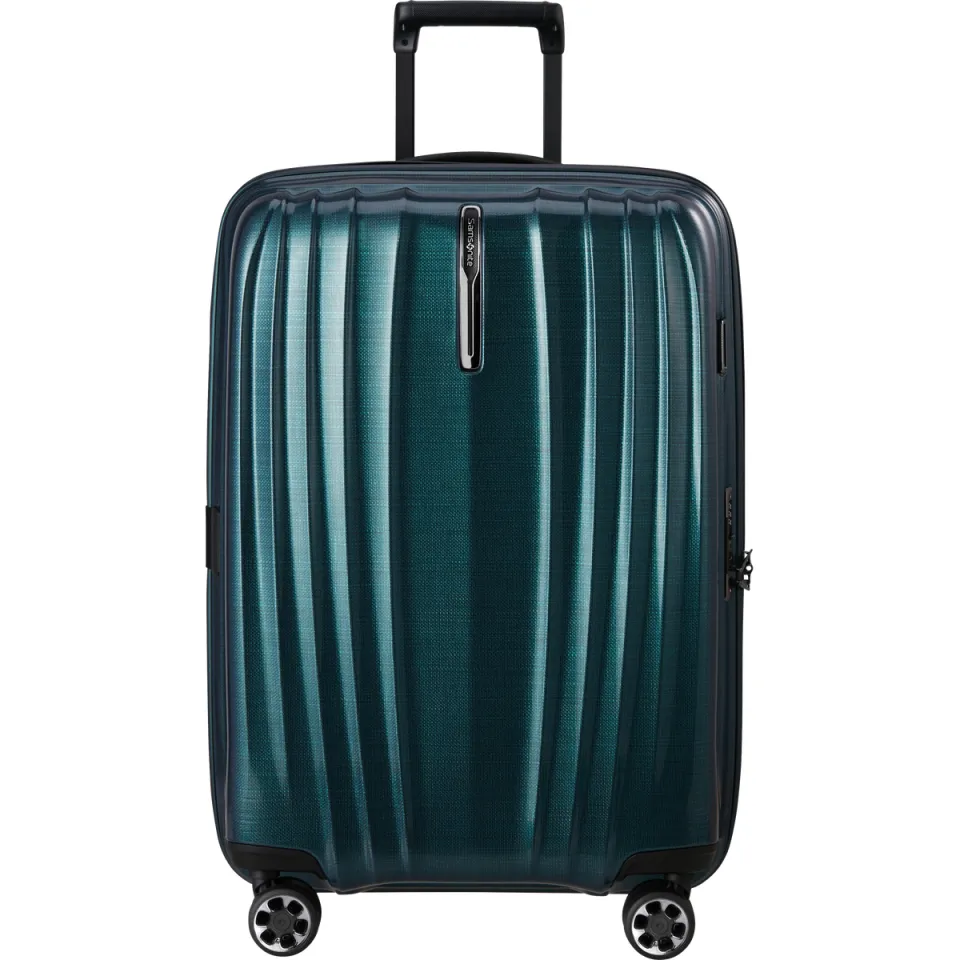 Samsonite lichtgewicht koffer - Nexis spinner 70x48x27/30 uitbreidbaar - Roxkin technologie - repairable We Care - Deep Petrol, foto 2