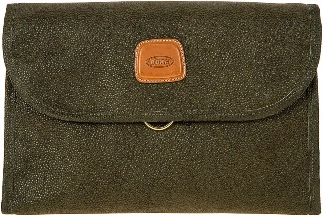 Bric's Brics Life beautycase tri fold 30 cm olive