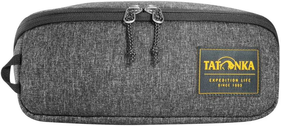 Tatonka Square Zip Pouch M toilettas grijs zwart