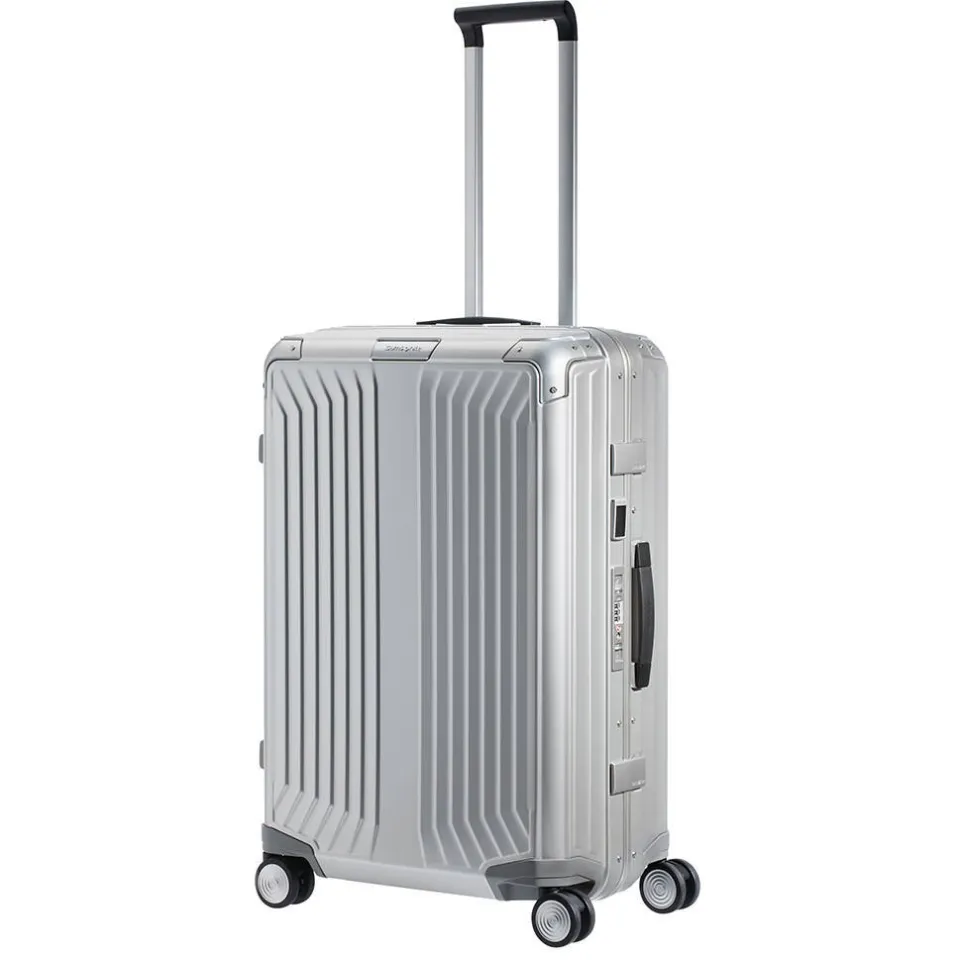 Samsonite Lite-Box Alu koffer zilverkleurig, foto 4