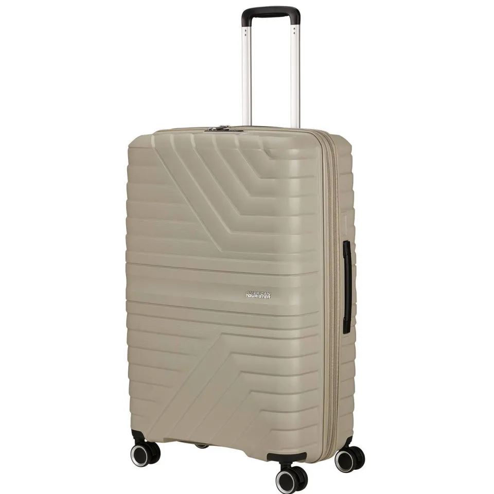 American Tourister Flytwist spinner 78 koffer zand, foto 2
