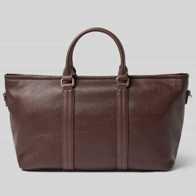 Valentino Bags Maury shopper met afneembare schouderband donkerbruin, foto 4