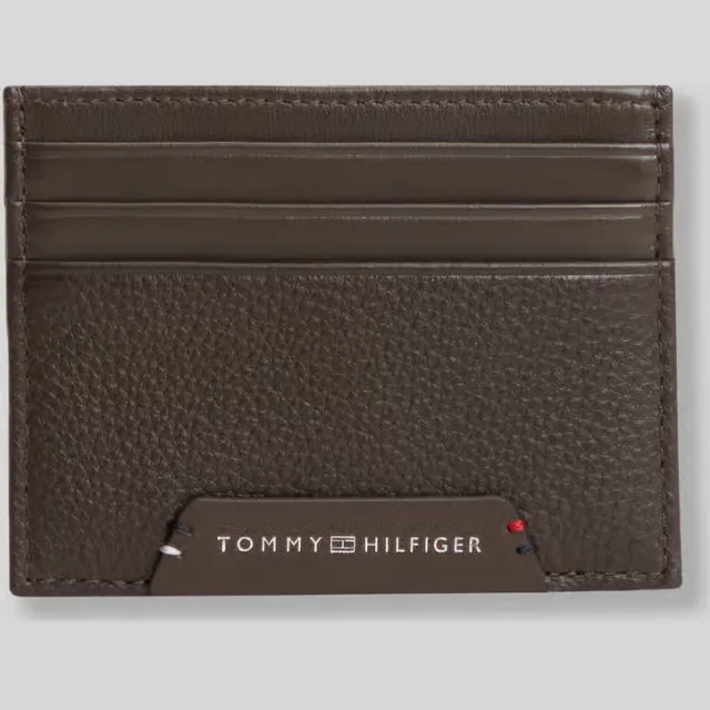 Tommy Hilfiger Th Corp CC Holder kaarthouder bruin, foto 2