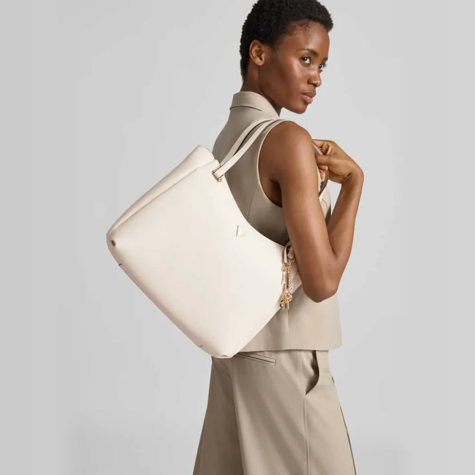 Guess Gilda tote tas beige, foto 4