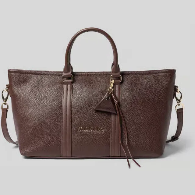Valentino Bags Maury shopper met afneembare schouderband donkerbruin, foto 2