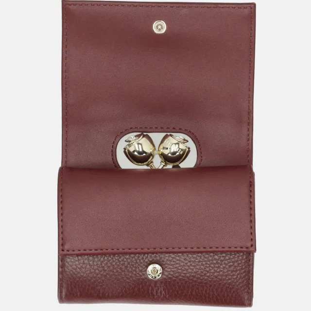 Ted Baker Roosa Rose Detail portemonnee S dark red Donker rood