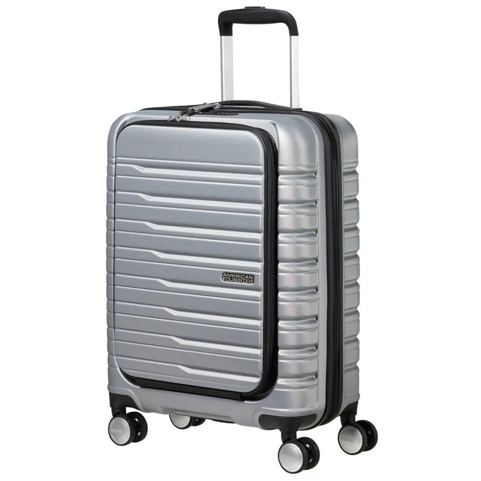 American Tourister Flashline Frontloader koffer zilverkleurig, foto 6