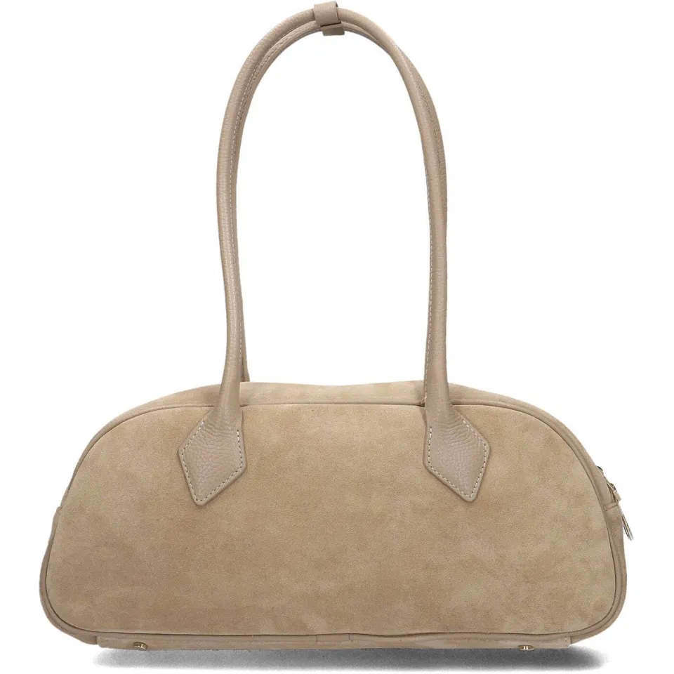 Notre-V Minae schoudertas beige suede