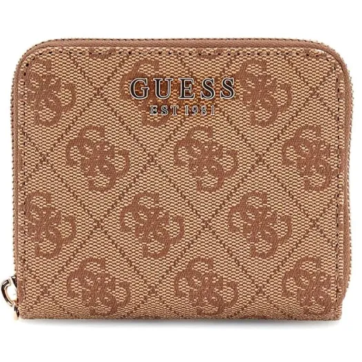Guess Laurel II ritsportemonnee bruin Print